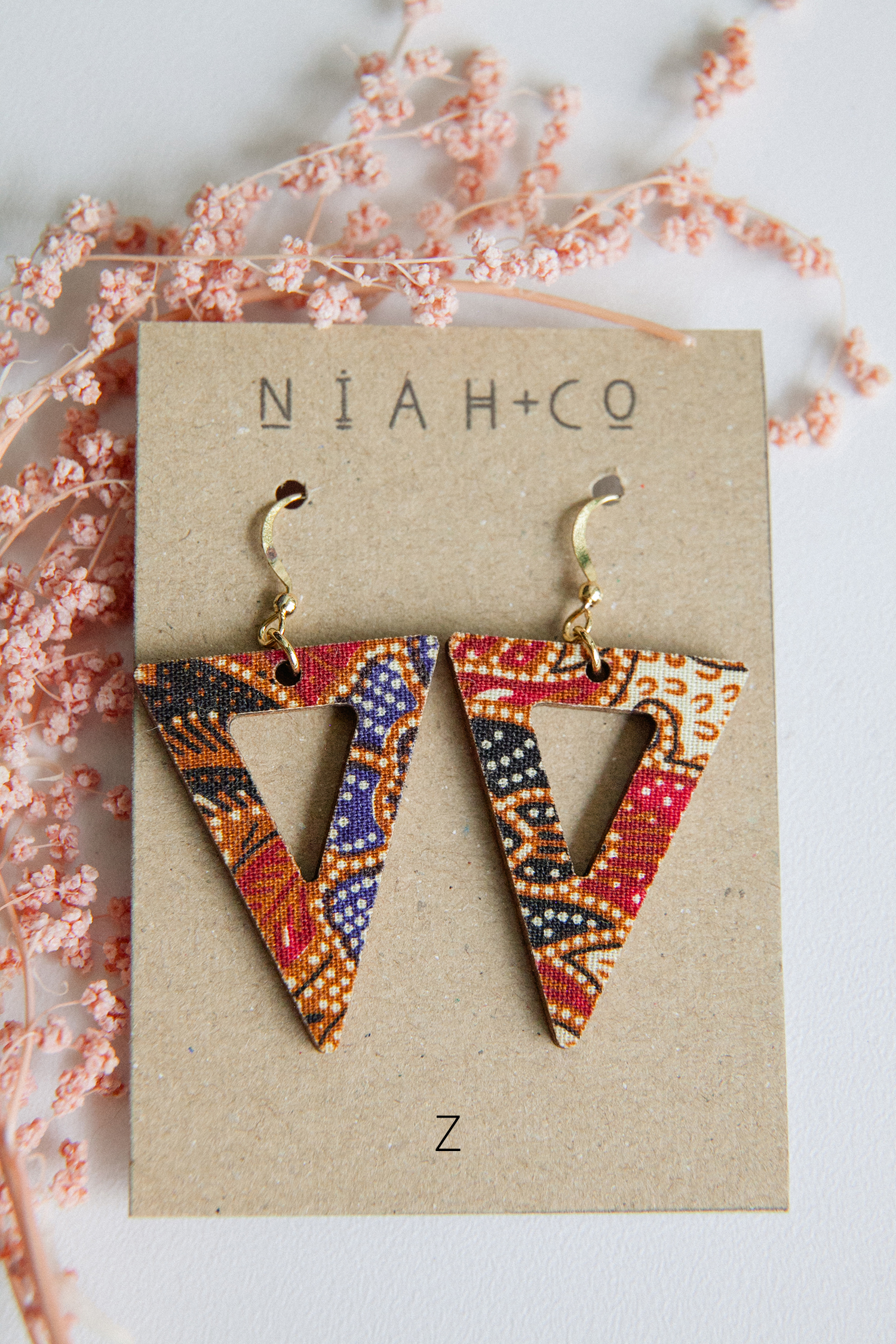 Niah+Co Batik _Earrings_Wooden_026