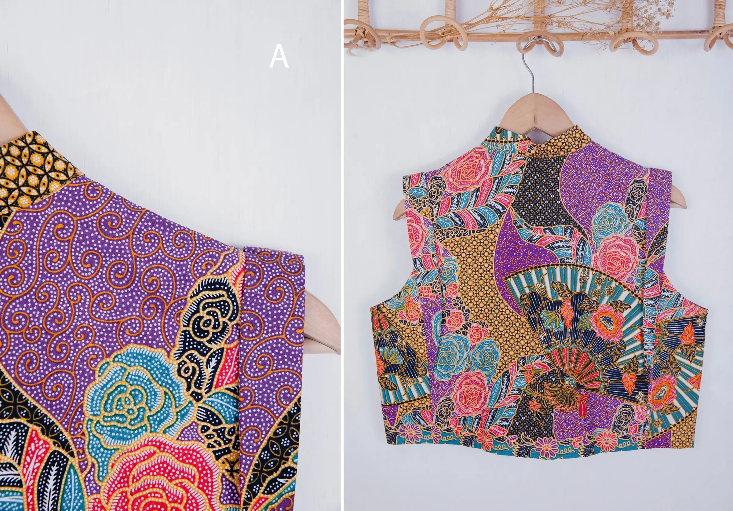 Crop Batik Cheongsame Top.2