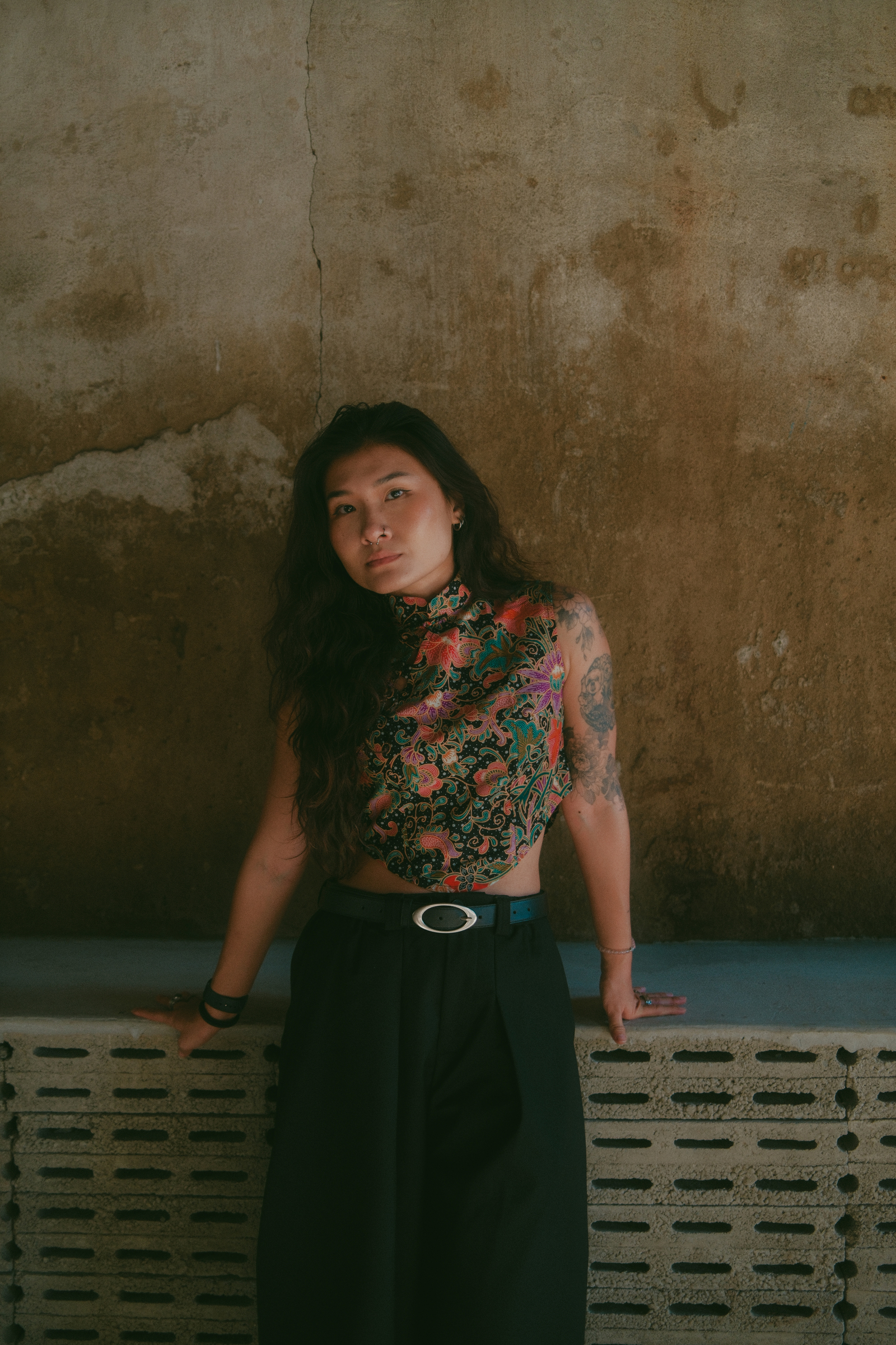 Niah+Co Batik Cheongsam Top