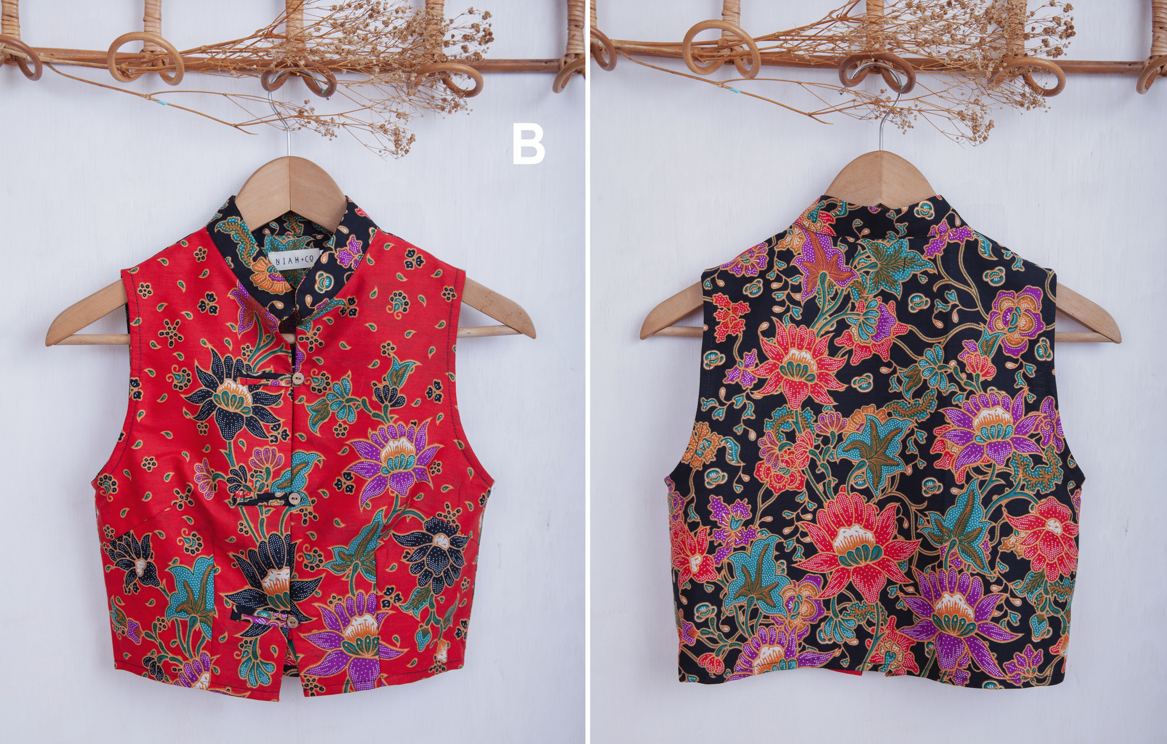 Niah+Co Crop Cheongsam Size S_002