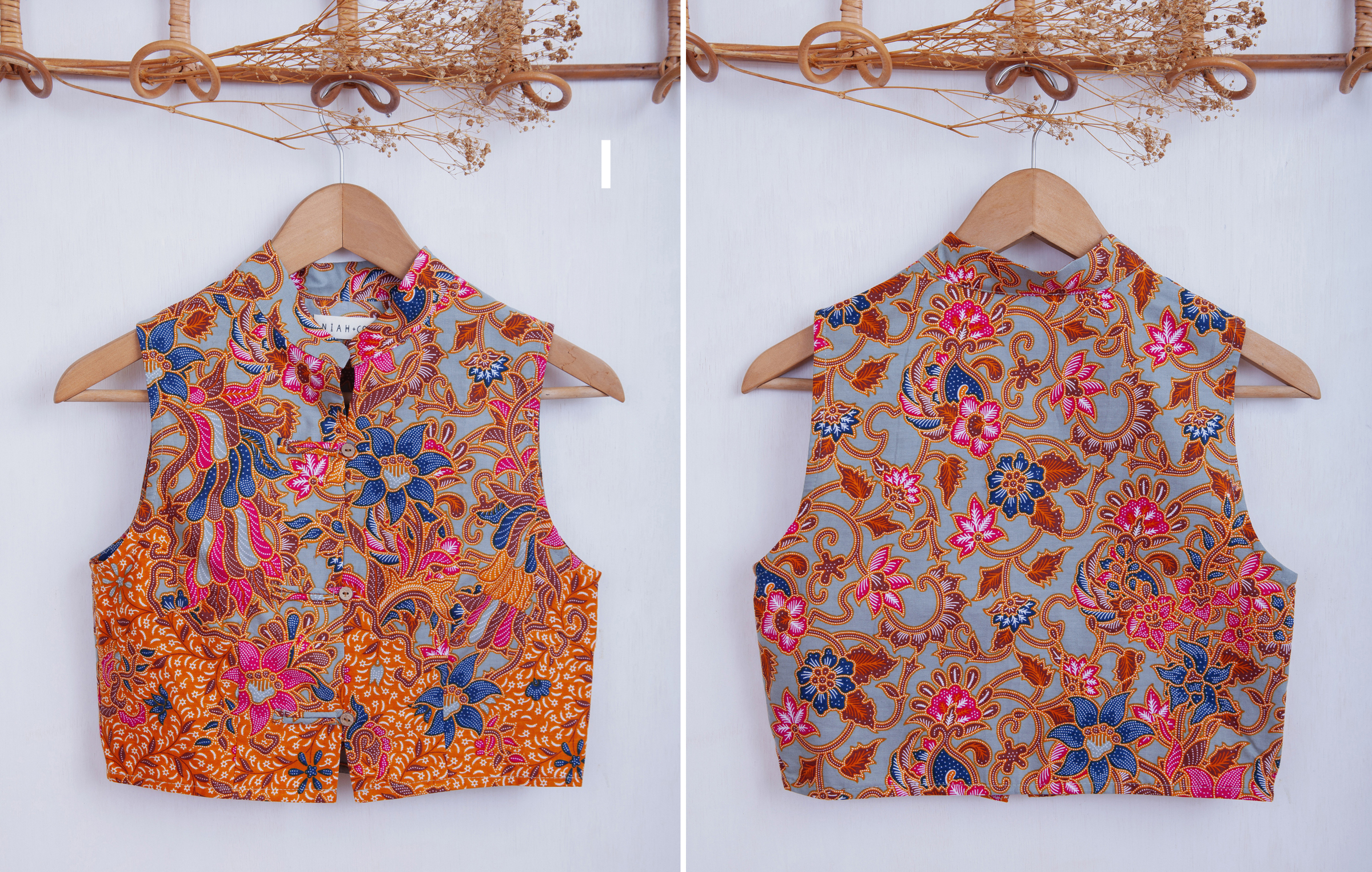 Niah+Co Crop Cheongsam Size S_009