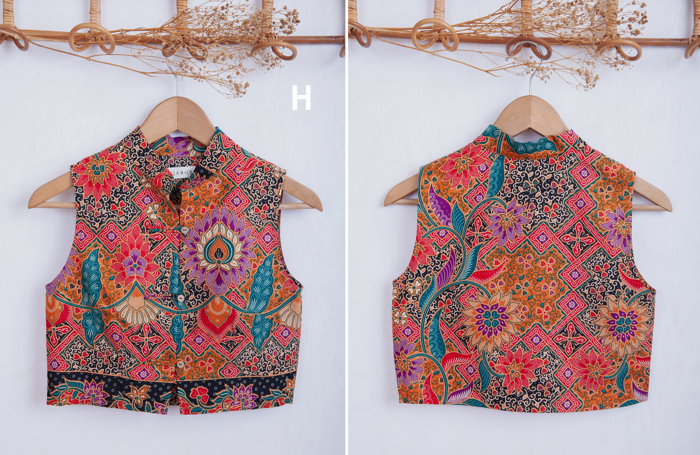 Niah+Co Crop Cheongsam Size S_008