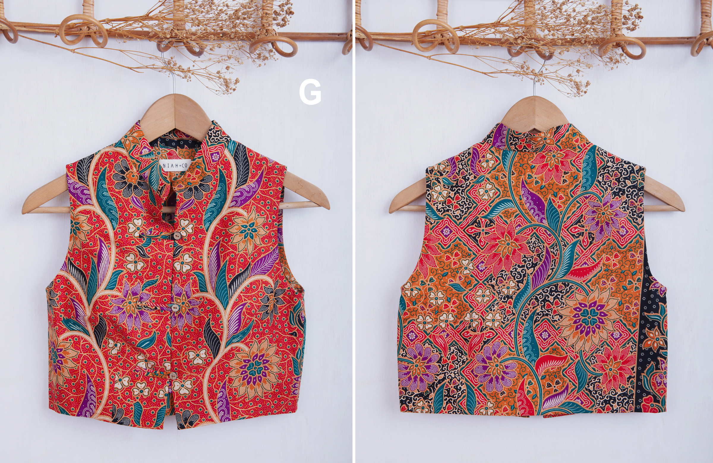 Niah+Co Crop Cheongsam Size S_007