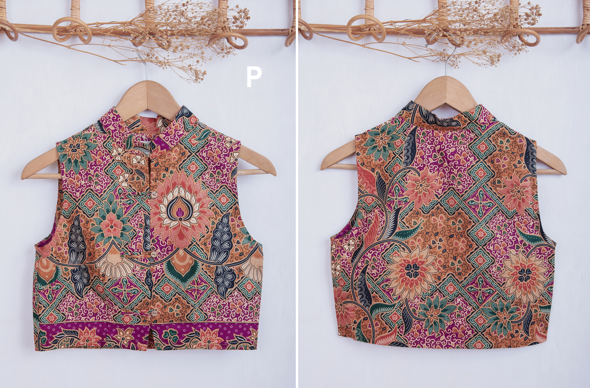 Niah+Co Crop Cheongsam Size S_016