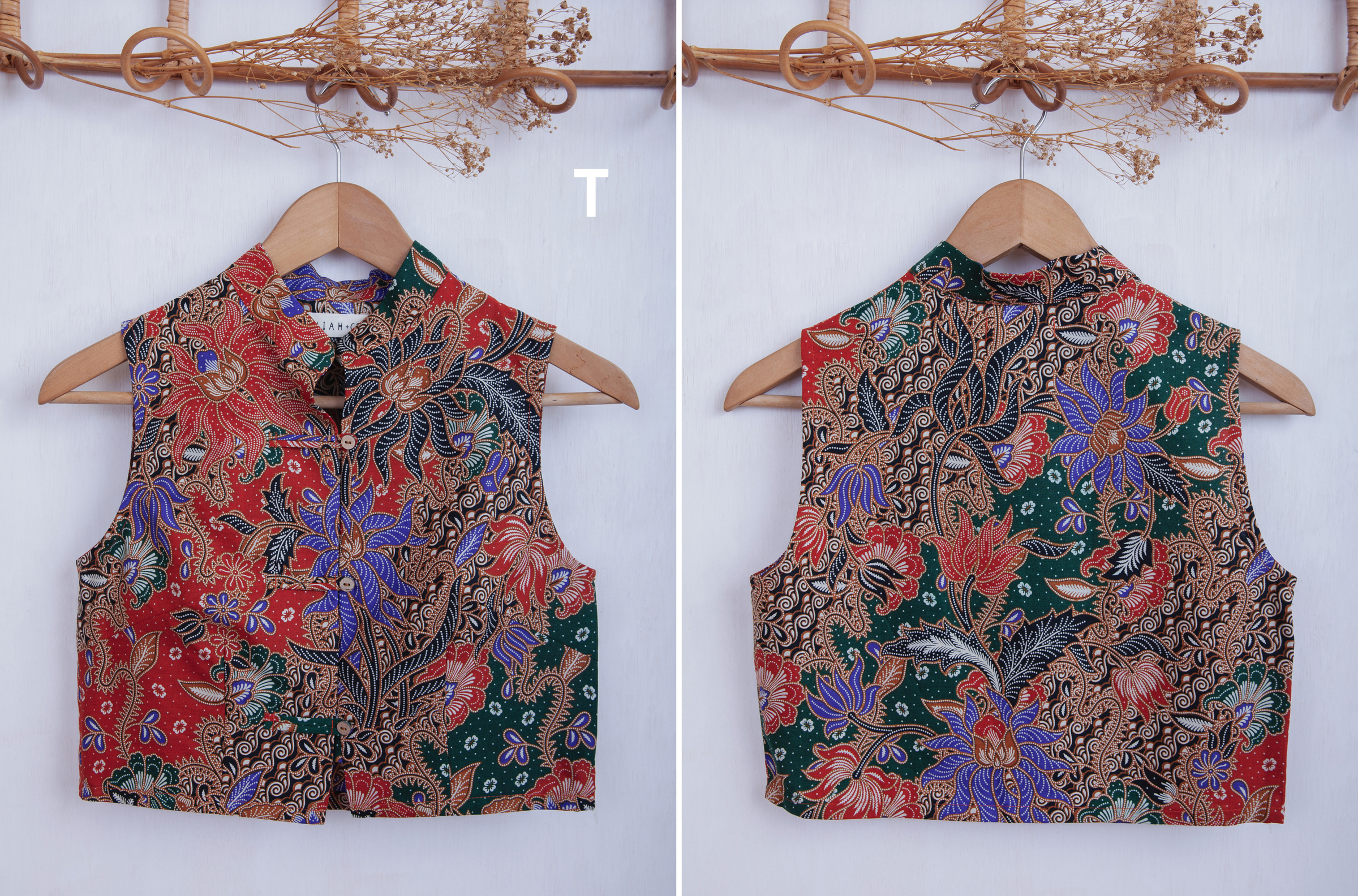 Niah+Co Crop Cheongsam Size S_020