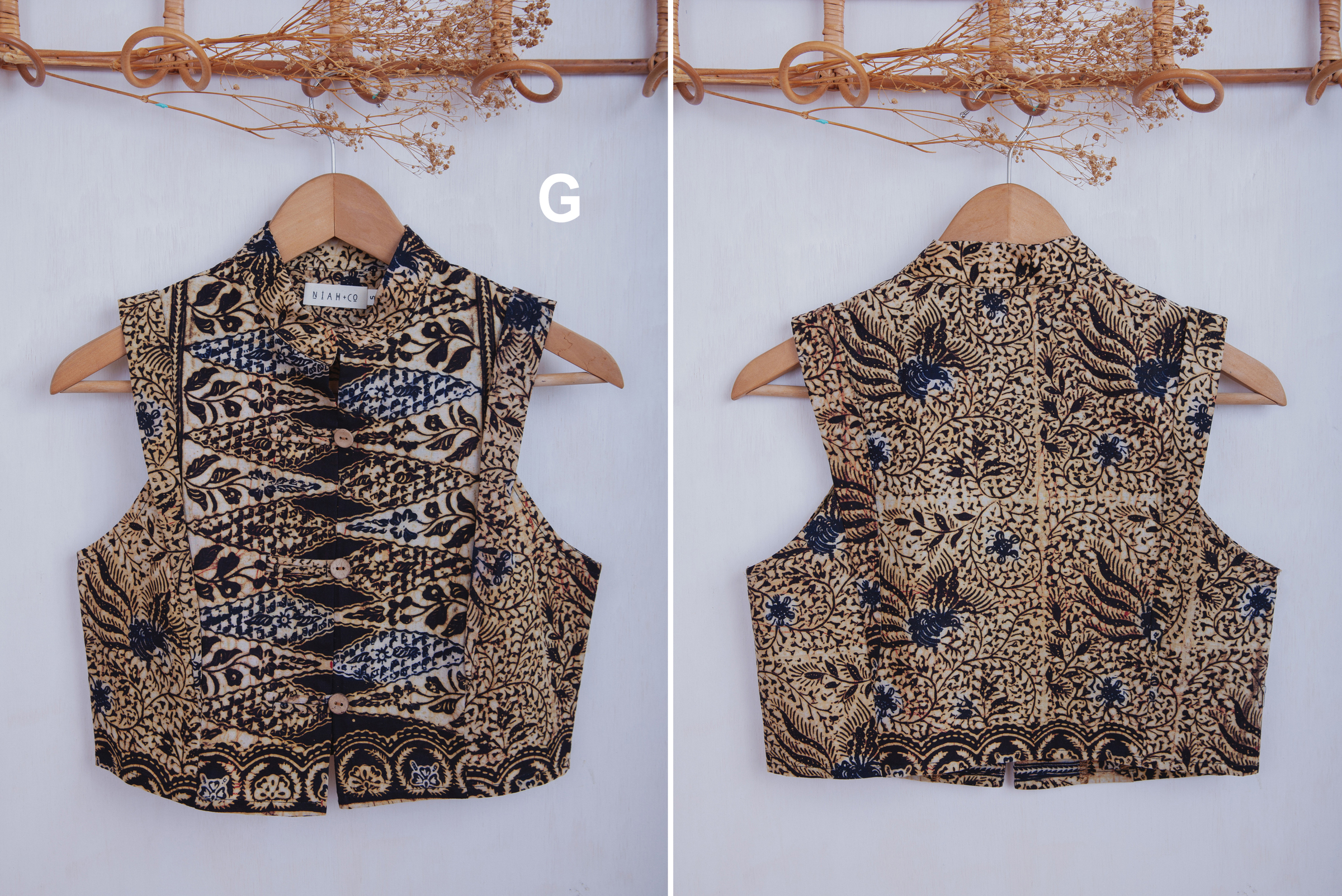 Niah+Co Crop Boxy Cheongsam Size S_007