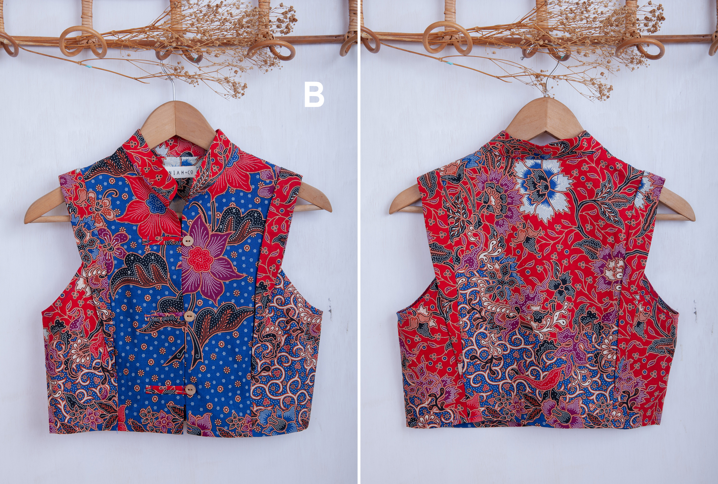 Niah+Co Crop Boxy Cheongsam Size S_002