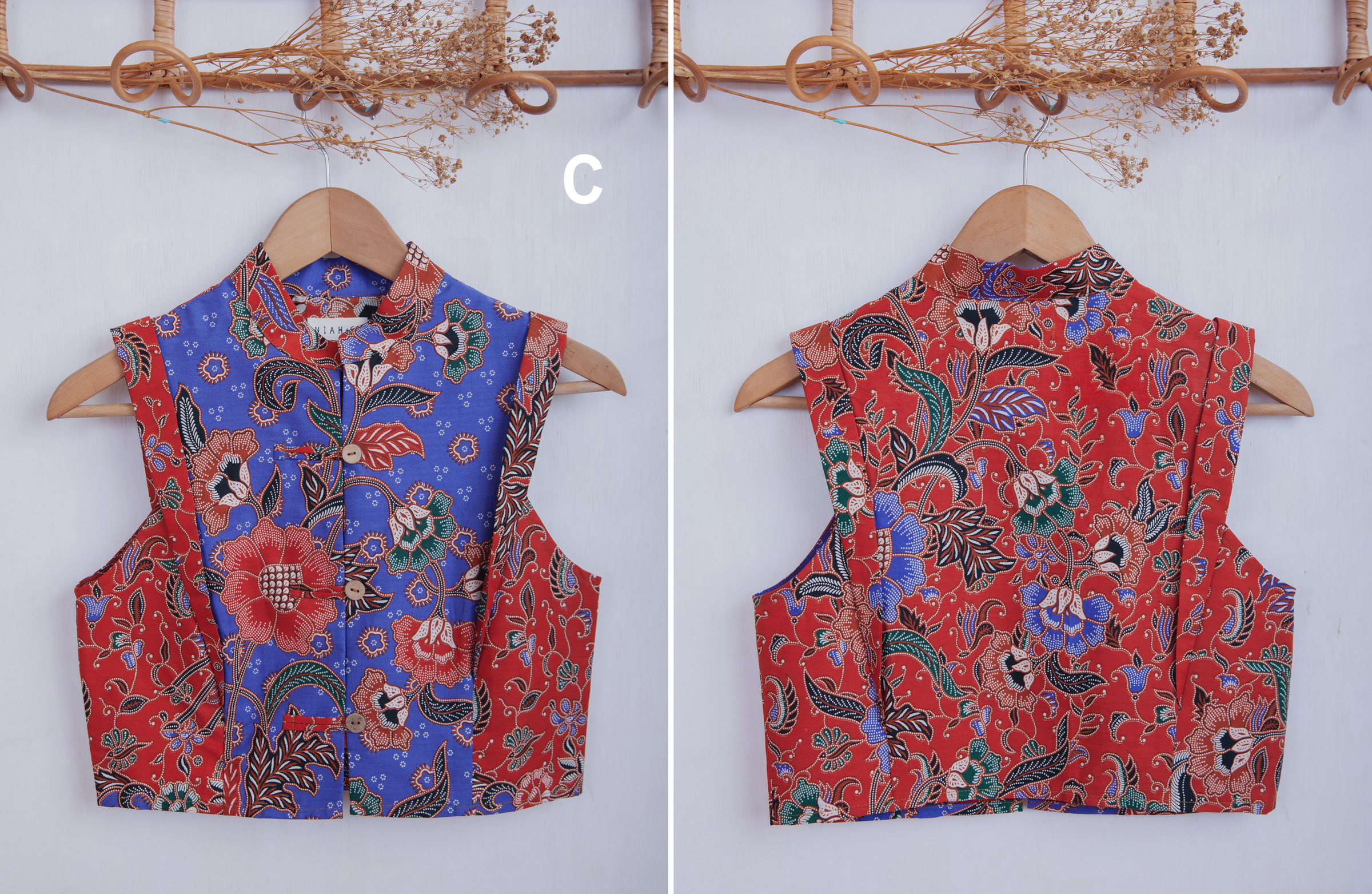 Niah+Co Crop Boxy Cheongsam Size S_003