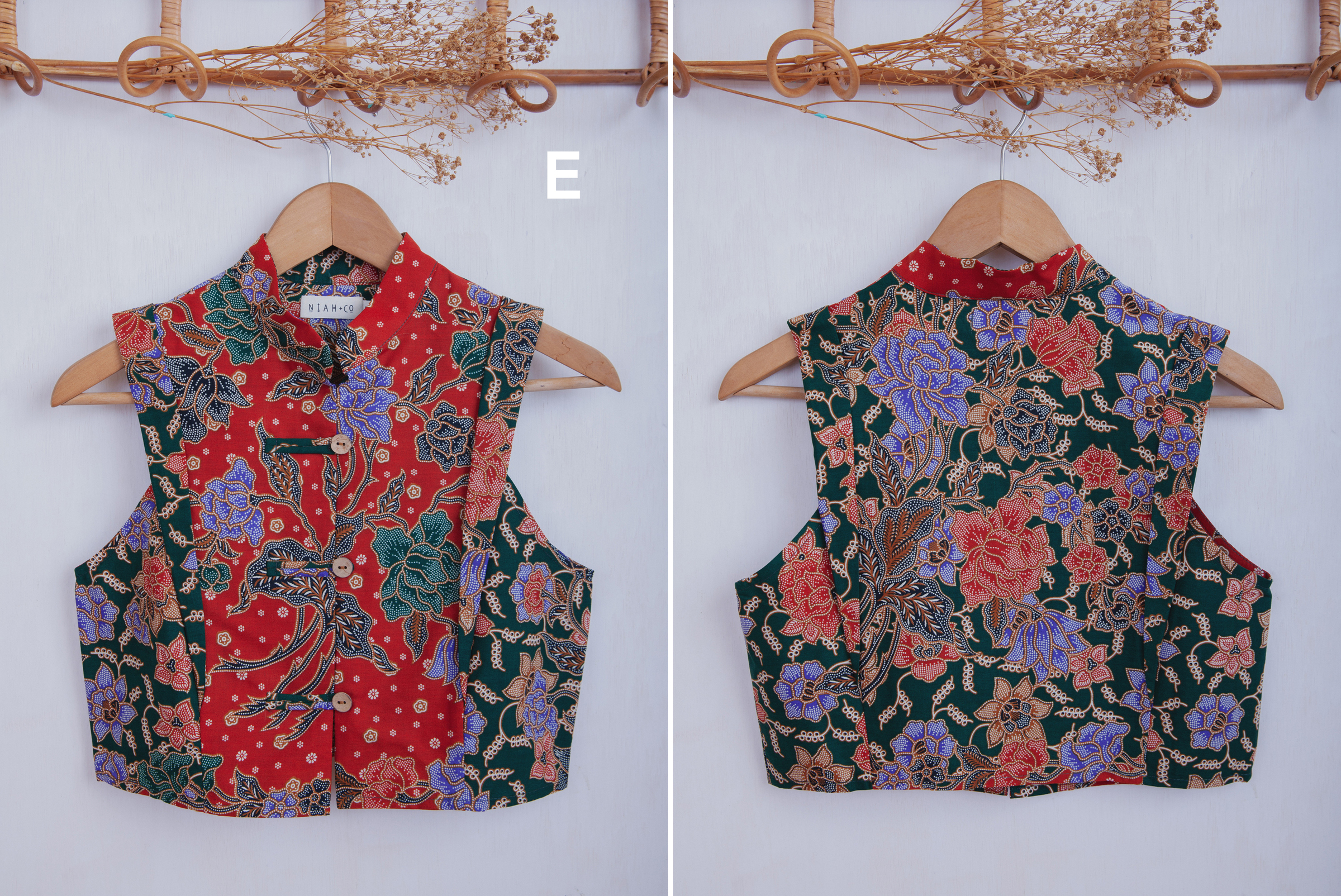 Niah+Co Crop Boxy Cheongsam Size S_005