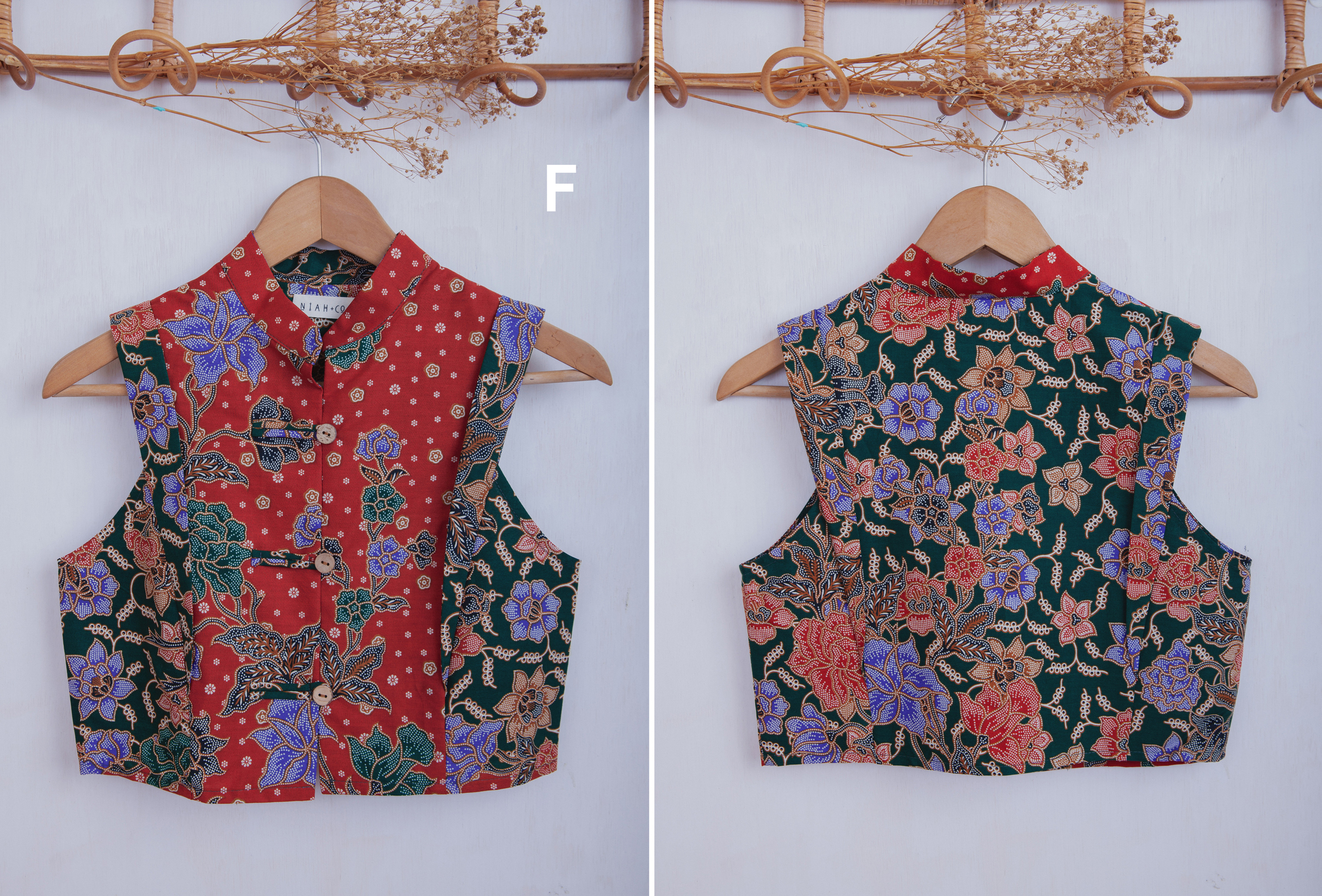 Niah+Co Crop Boxy Cheongsam Size S_006