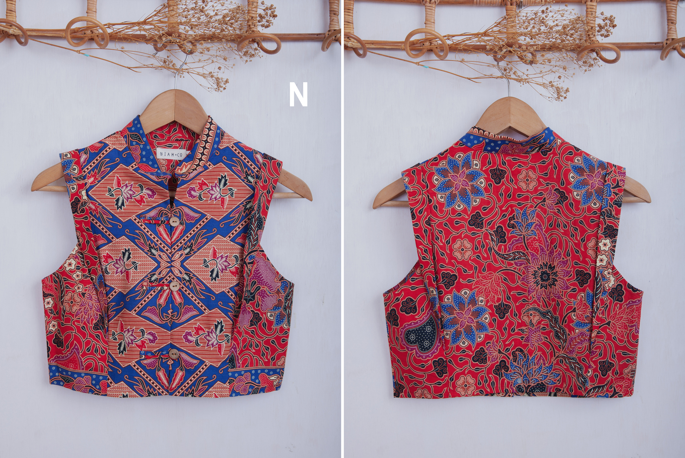 Niah+Co Crop Boxy Cheongsam Size S_014