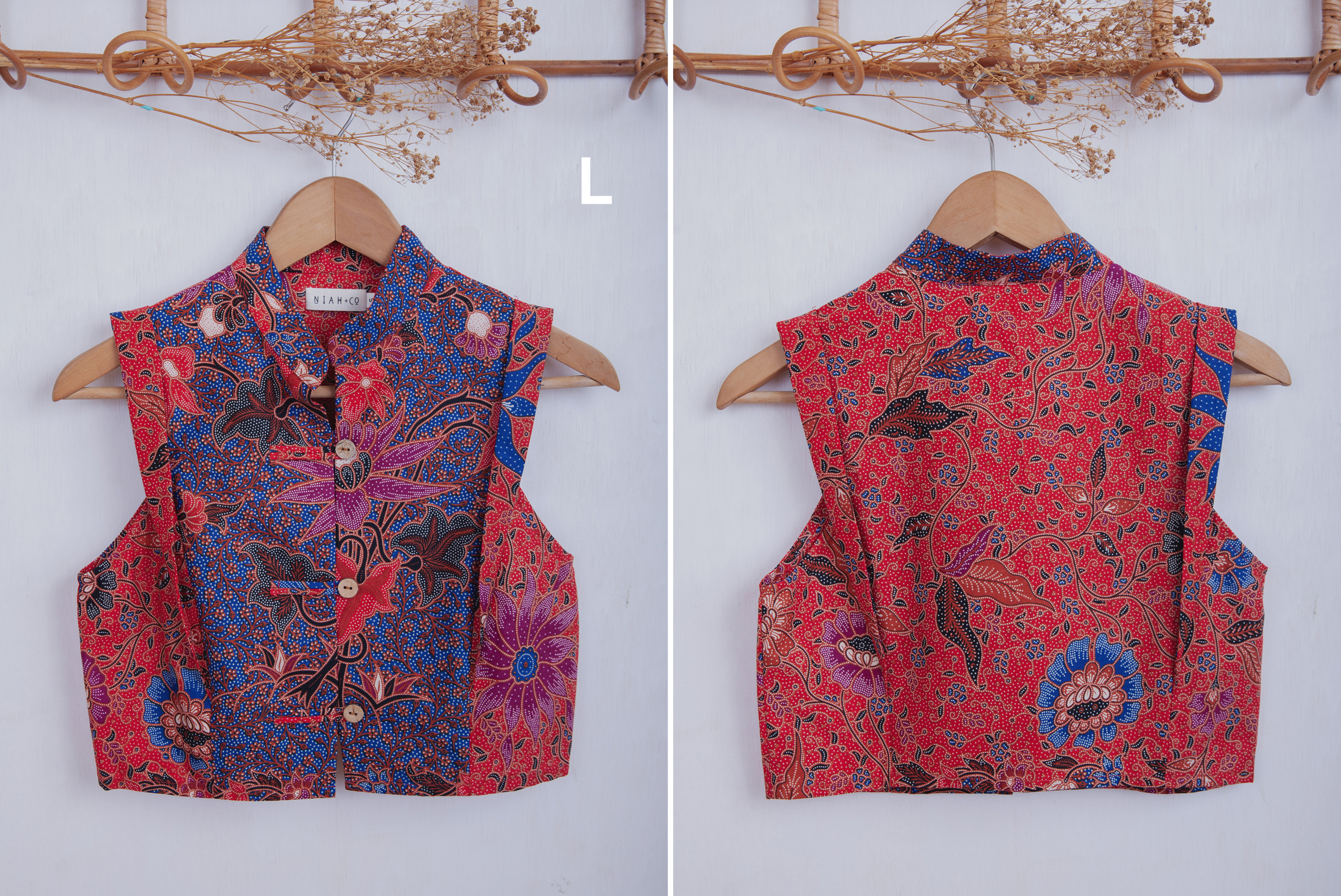 Niah+Co Crop Boxy Cheongsam Size S_012