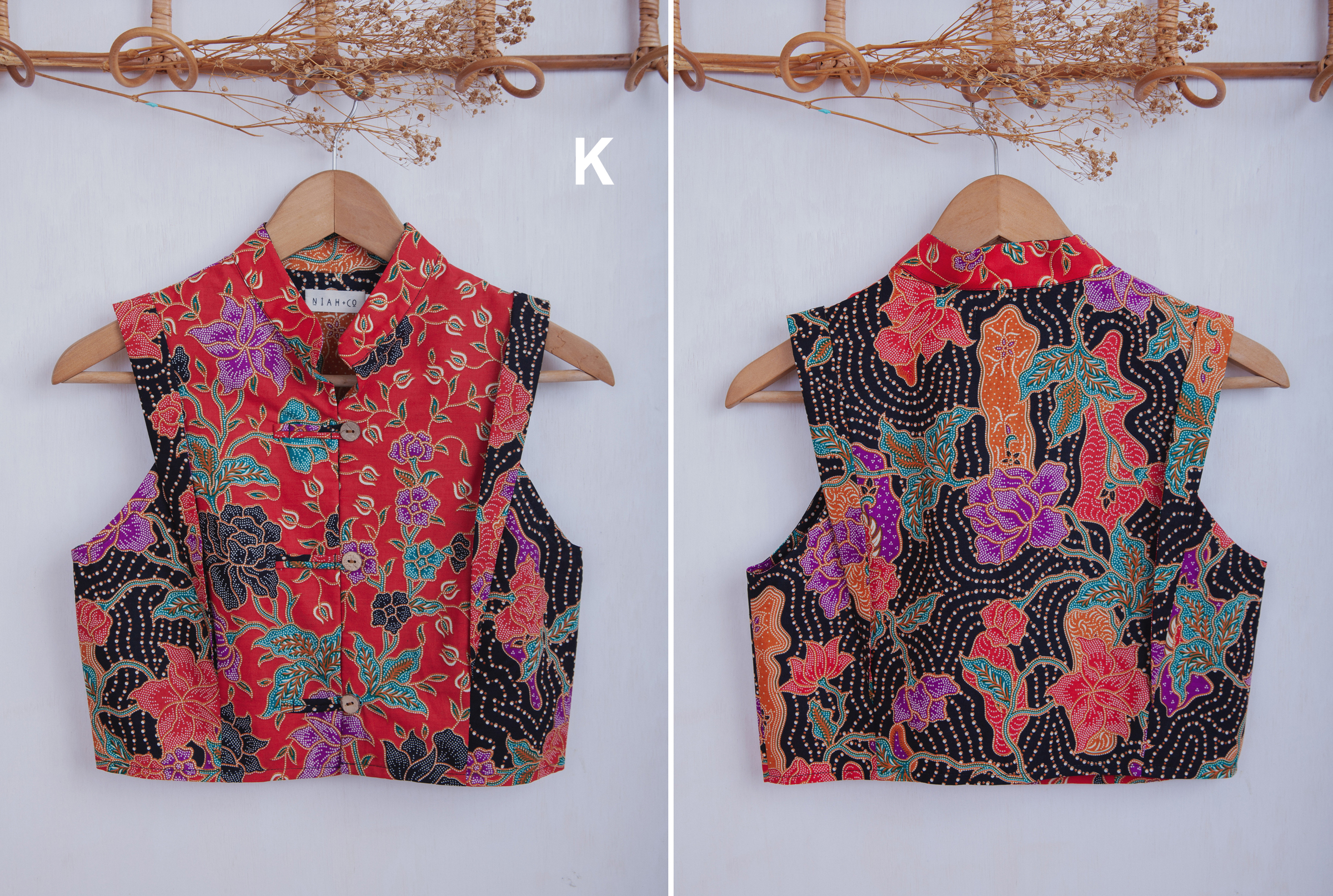 Niah+Co Crop Boxy Cheongsam Size S_011