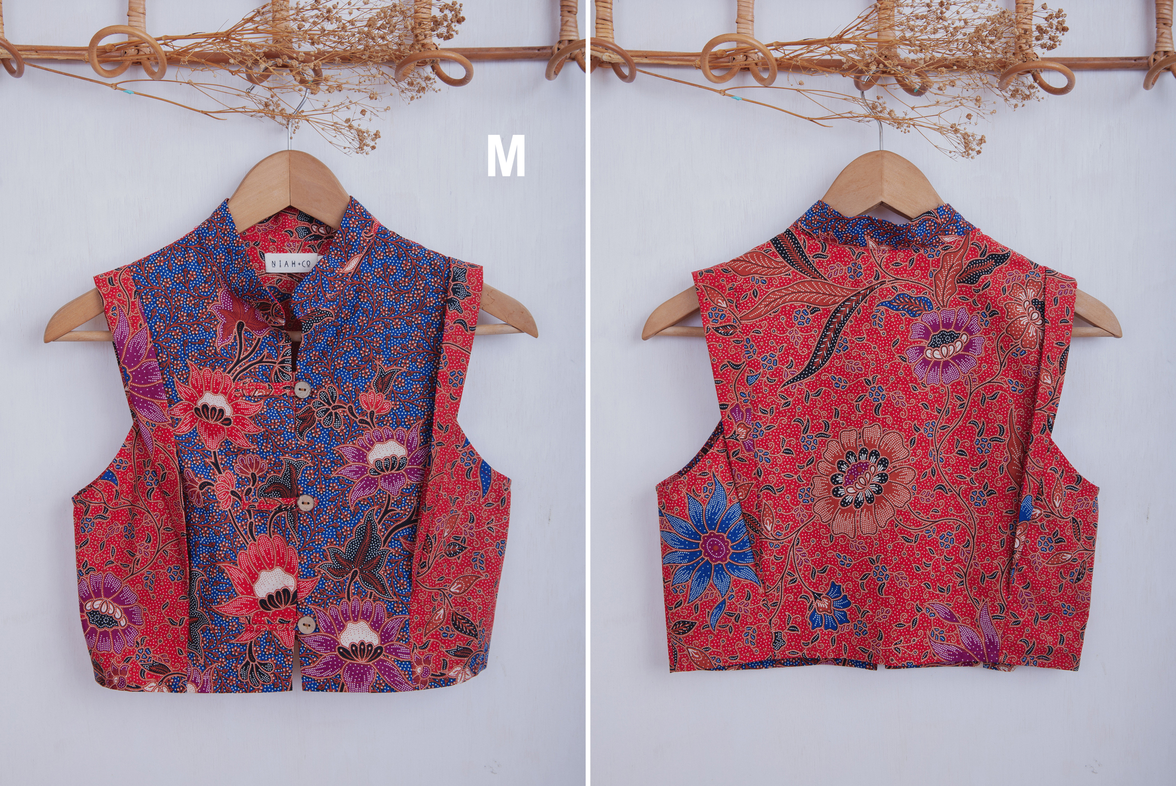 Niah+Co Crop Boxy Cheongsam Size S_013