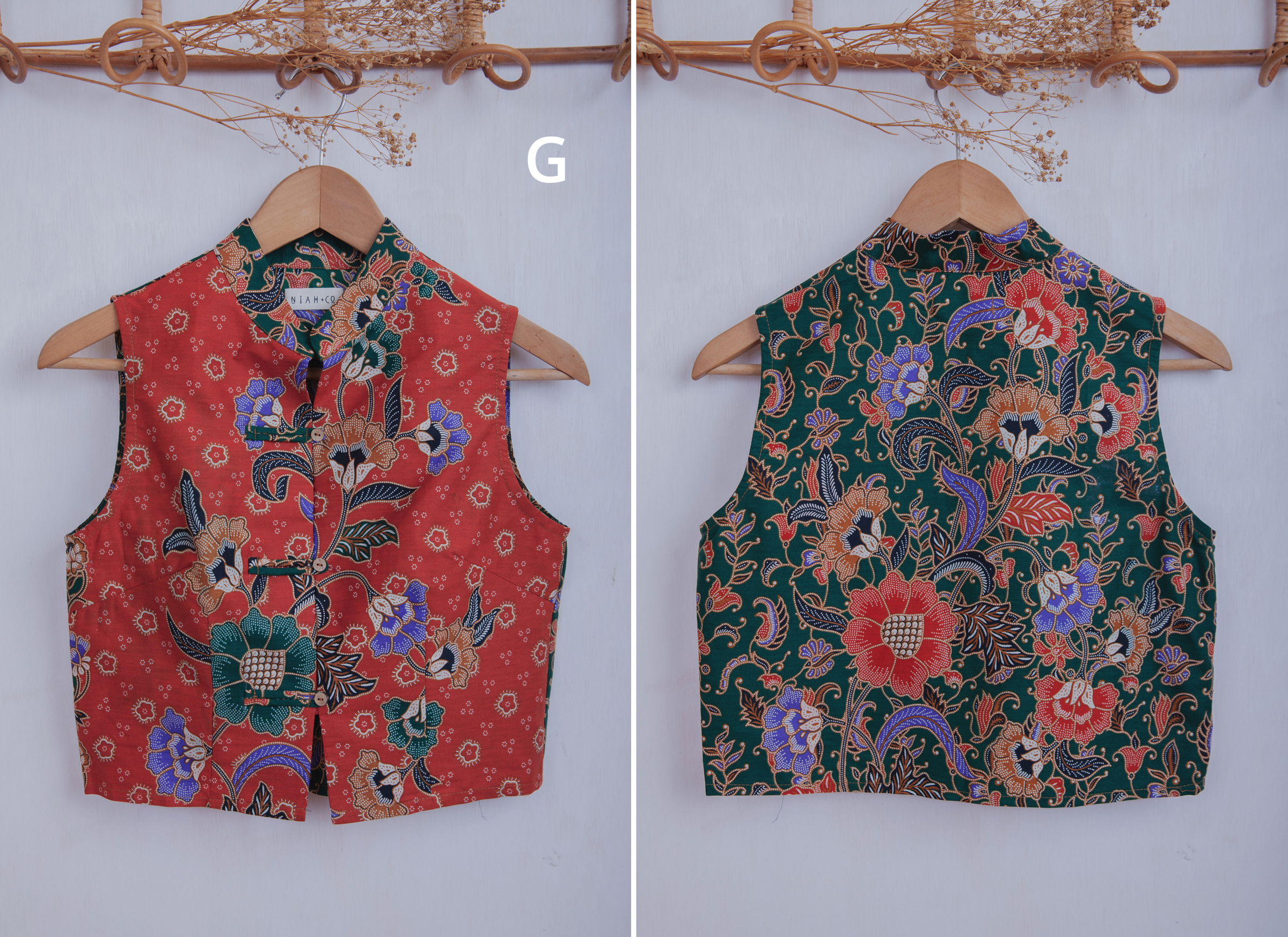 Niah+Co Crop Cheongsam Size M_007