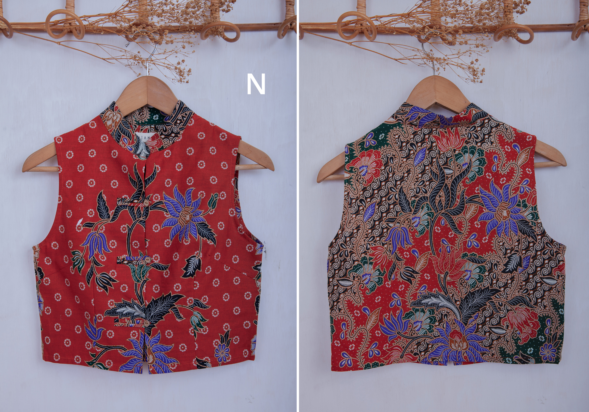 Niah+Co Crop Cheongsam Size M_014