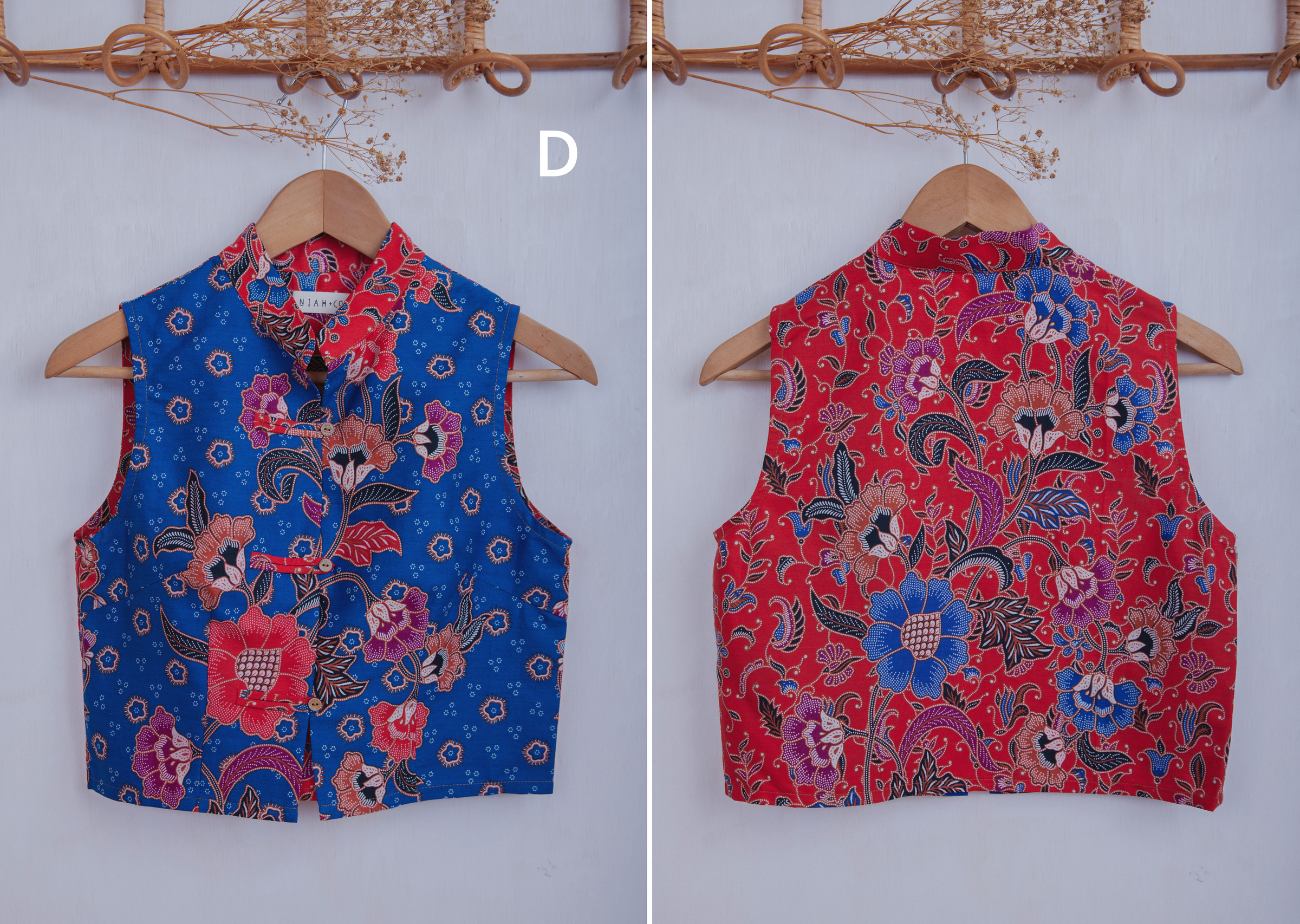 Niah+Co Crop Cheongsam Size M_004