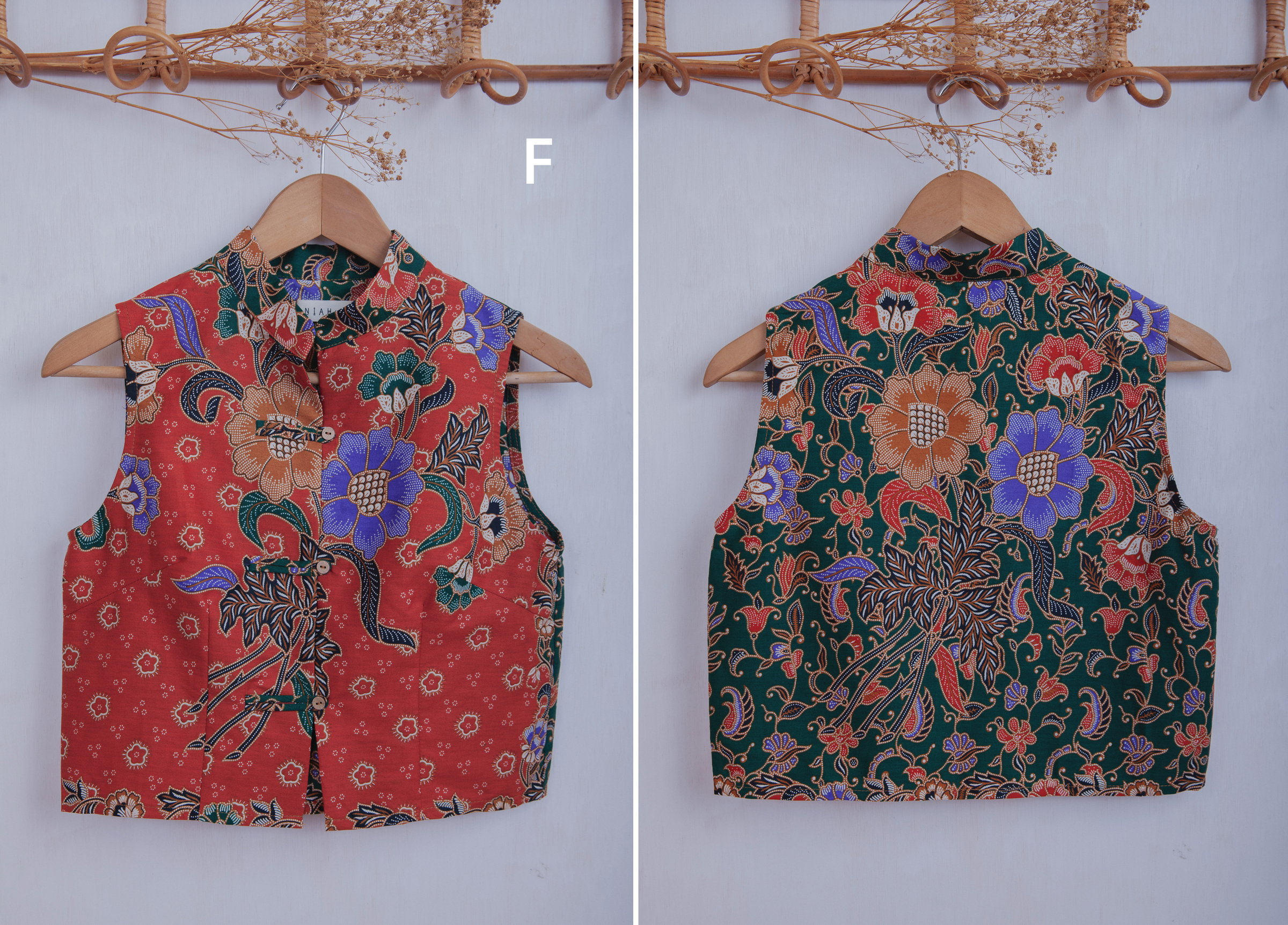 Niah+Co Crop Cheongsam Size M_006