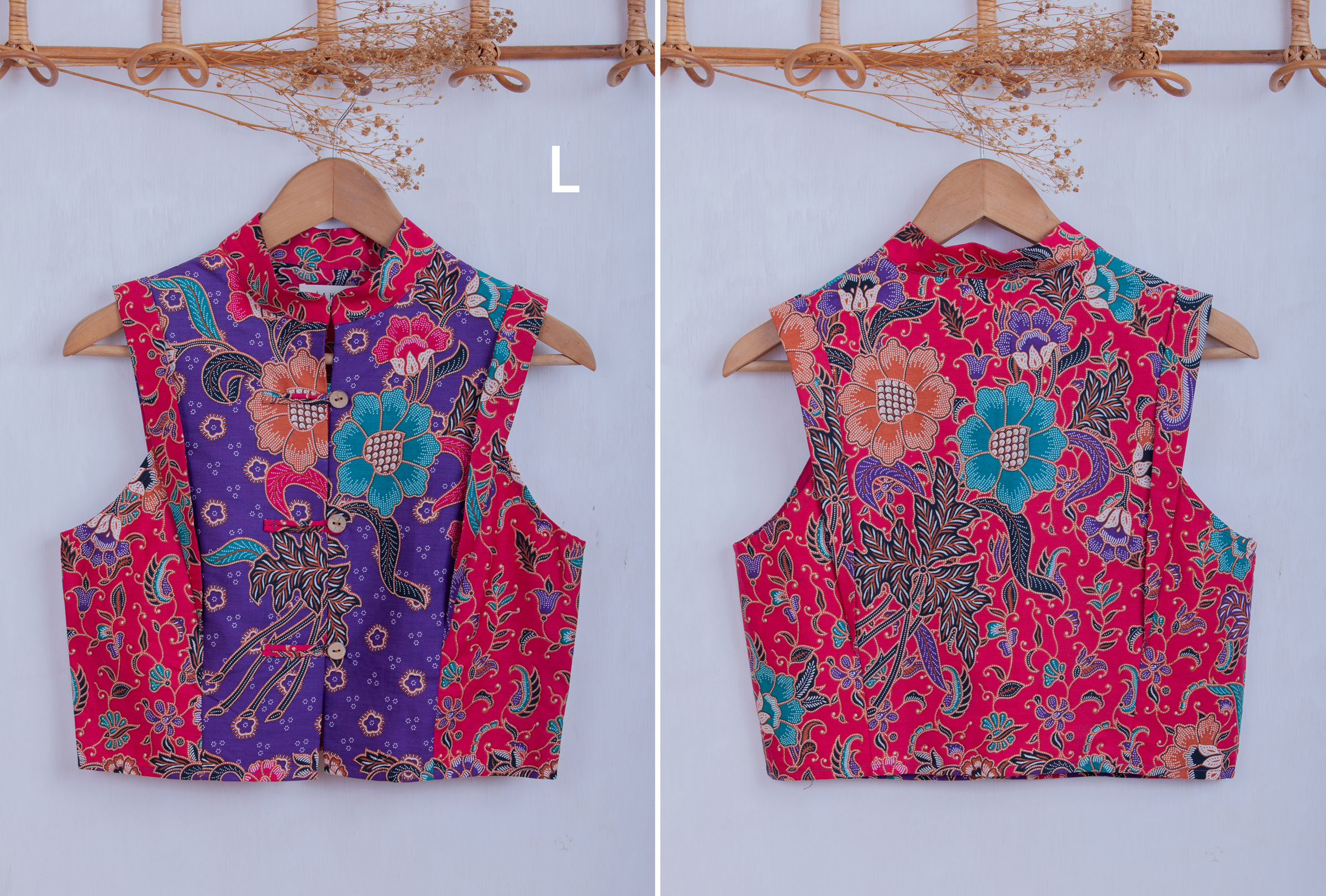 Niah+Co Crop Boxy Cheongsam Size M_012