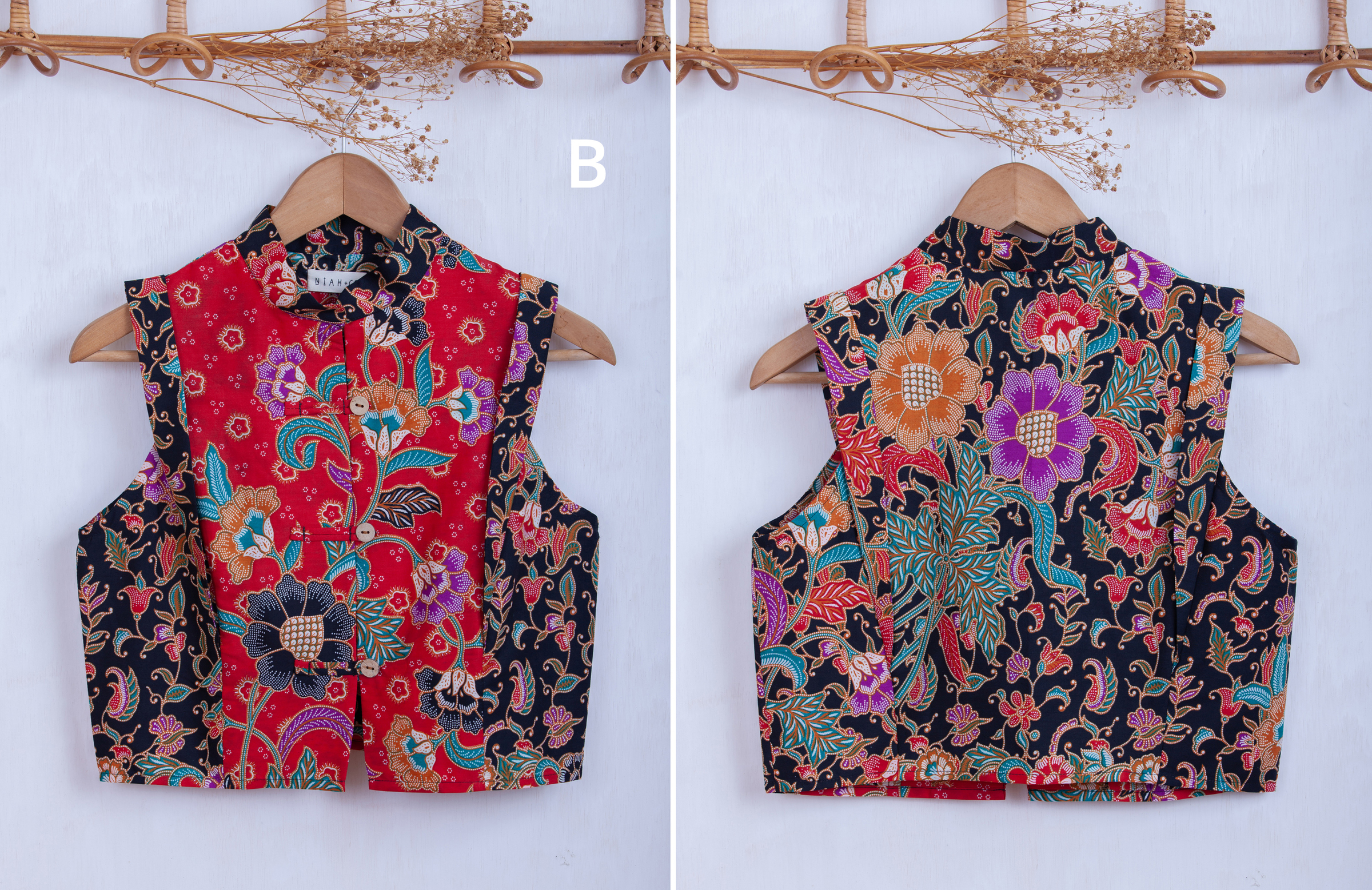 Niah+Co Crop Boxy Cheongsam Size M_002