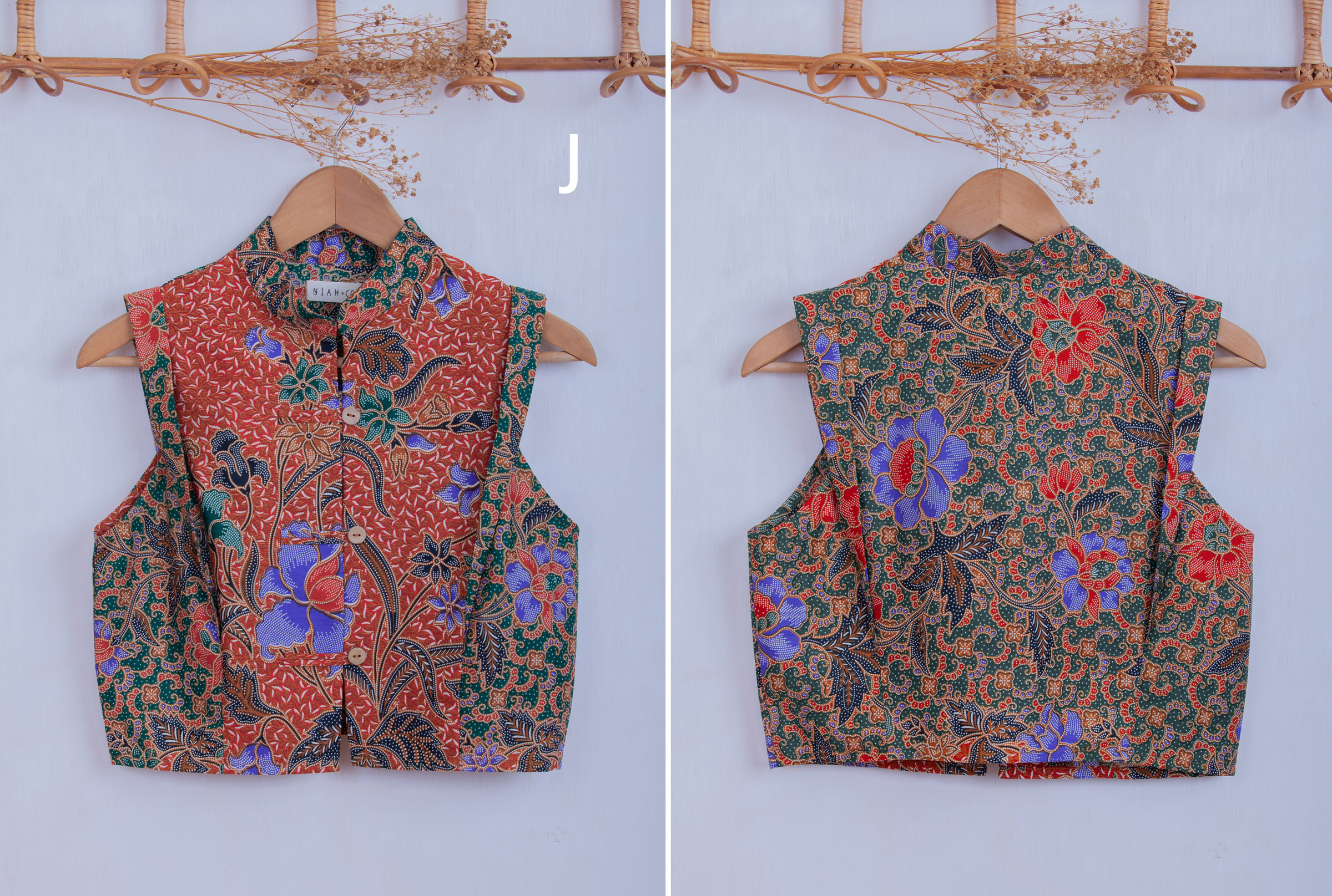 Niah+Co Crop Boxy Cheongsam Size M_010