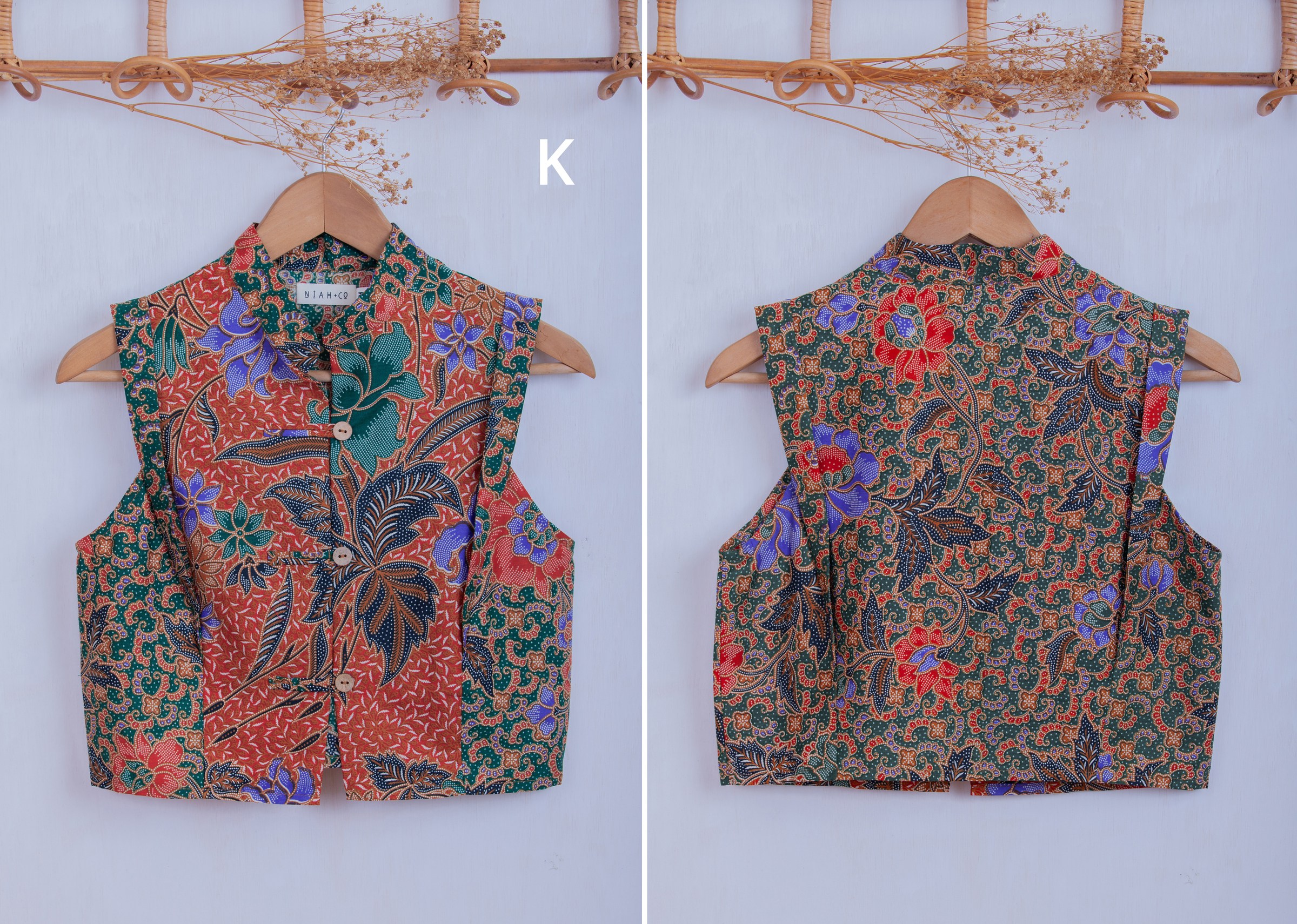 Niah+Co Crop Boxy Cheongsam Size M_011