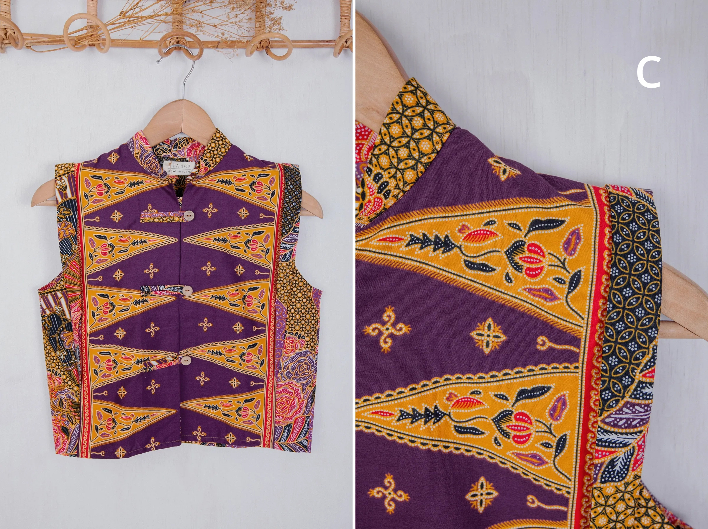 Niah+Co Crop Boxy Cheongsam Size L_001