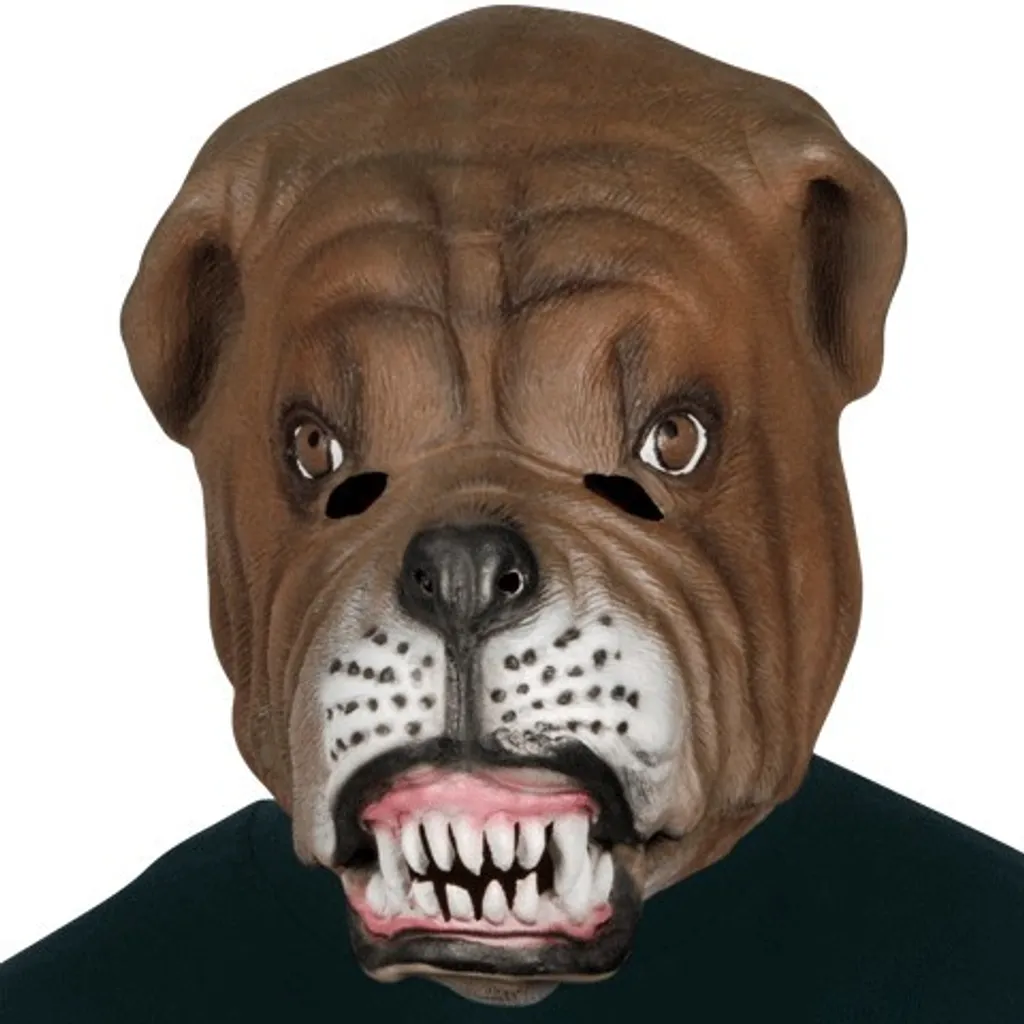 鬥牛犬頭套 醜的人形整人玩具魔術總店