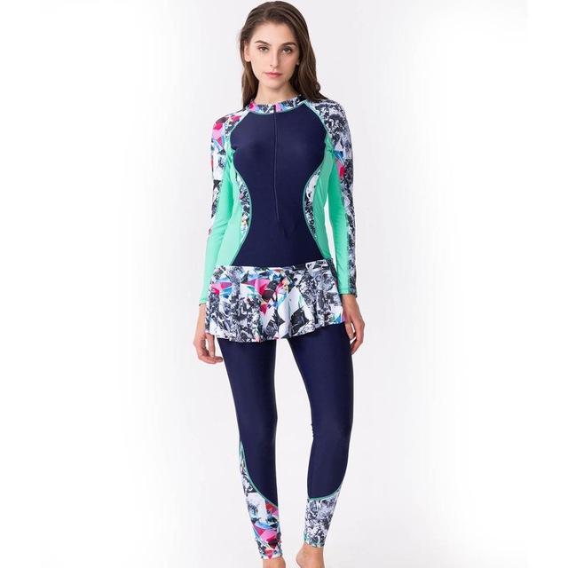 fully covered swimming suit