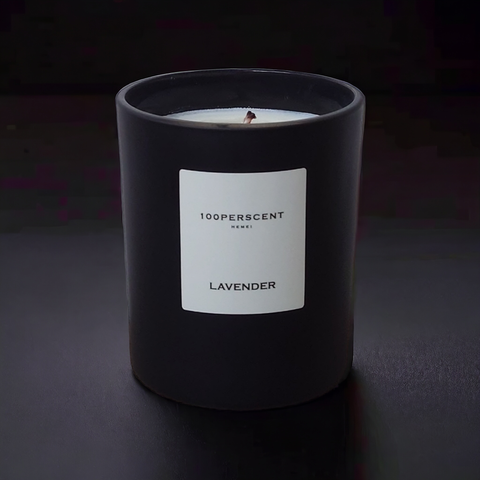 天然香氛蠟燭 - 紫藤薰衣草 Lavender Scented Candle 160g