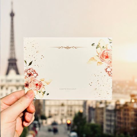 微光花語卡片-書寫面