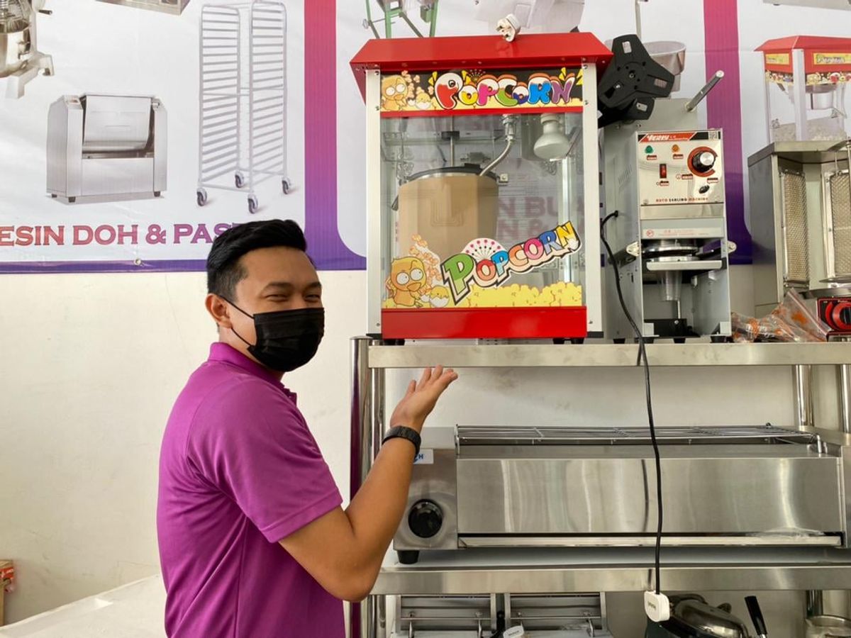 Mesin Popcorn Verly dapat Menghilangkan Bosan ketika PKP.