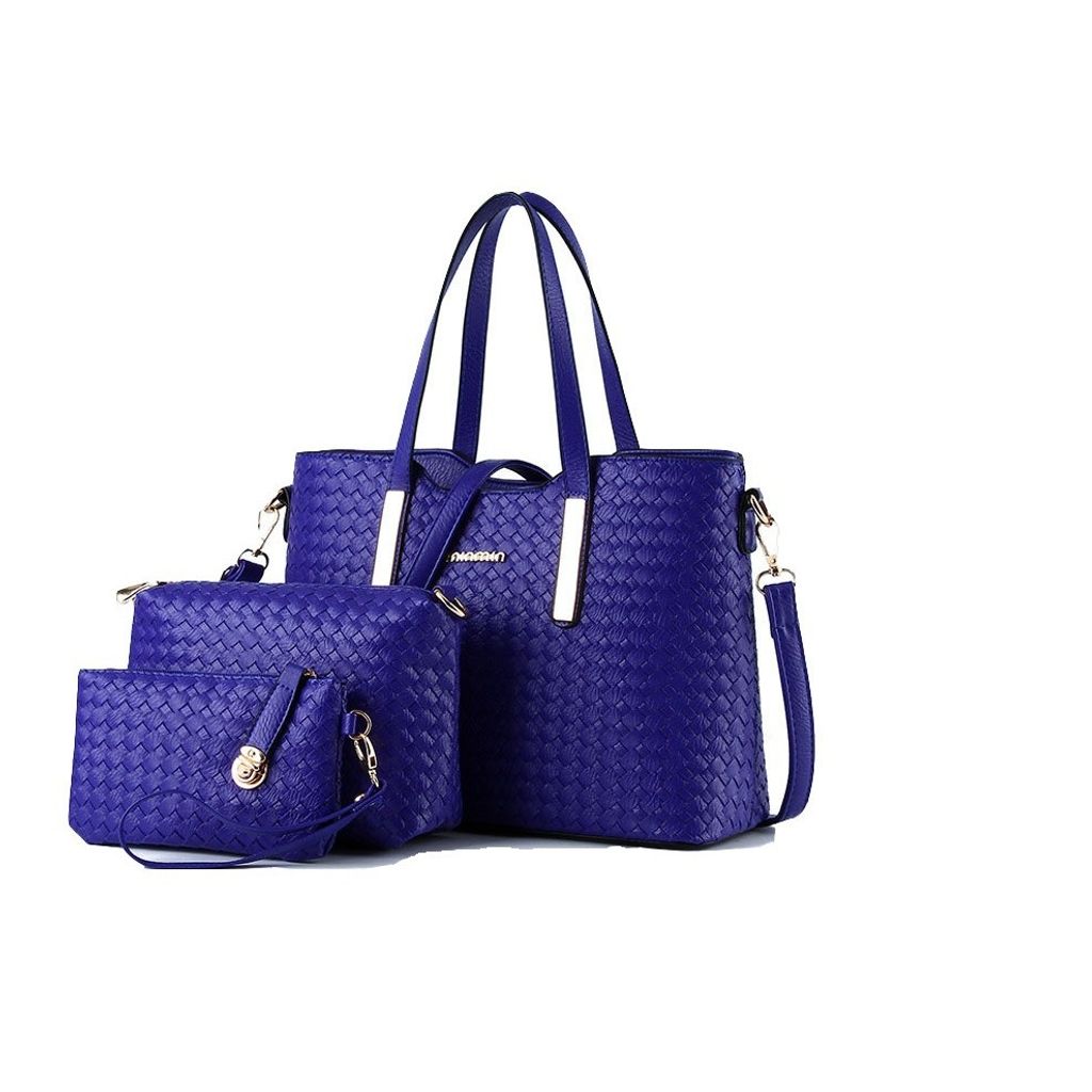 Europe Style PU Leather Handbag-blue.jfif