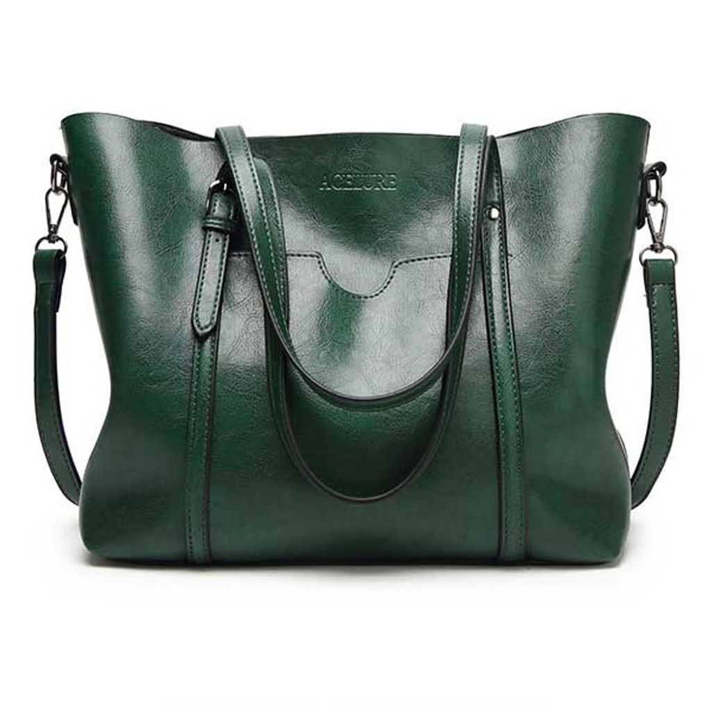 Classical Series Women Handbag-green.jpg