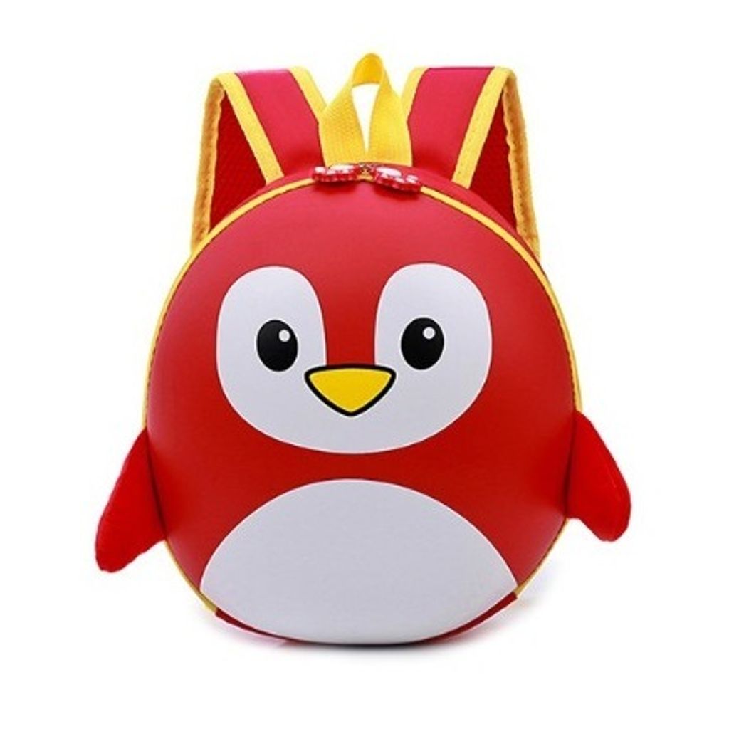 SuperCute Penguin School Bag1 - red.jfif