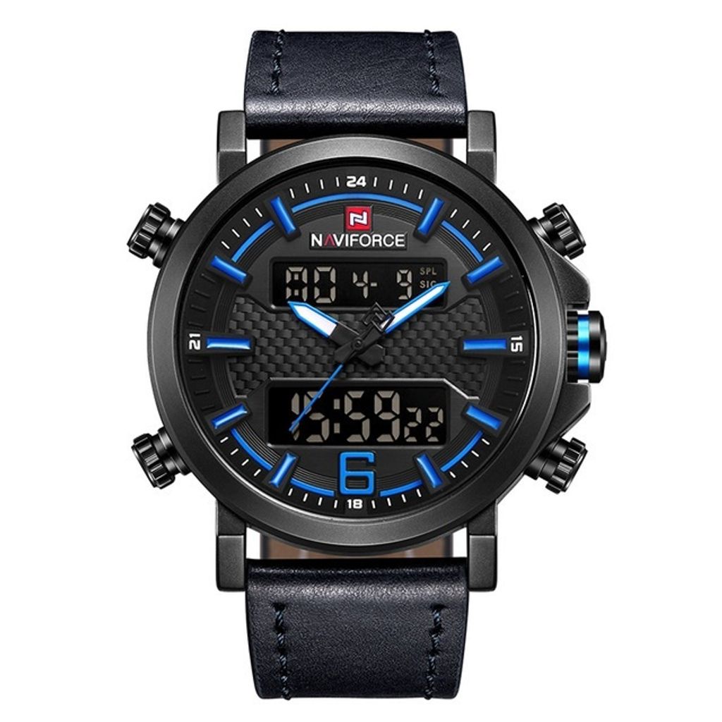 Classic Round Naviforce Watch-black blue.jpg