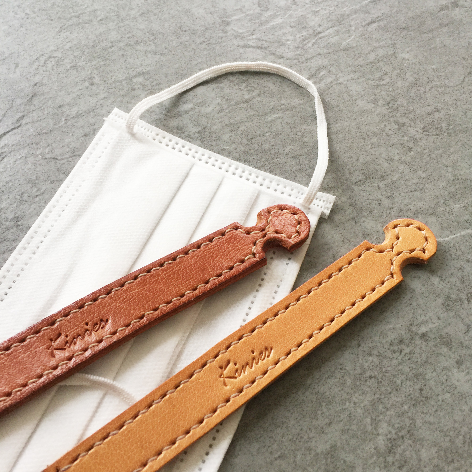 GENUINE LEATHER FACE MASK STRAPS AS41 Kinies