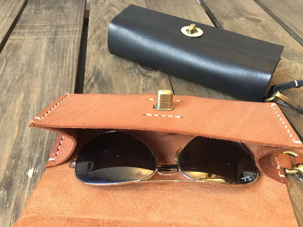 Leather Eyewear Protector, Leather Sunglasses Case
