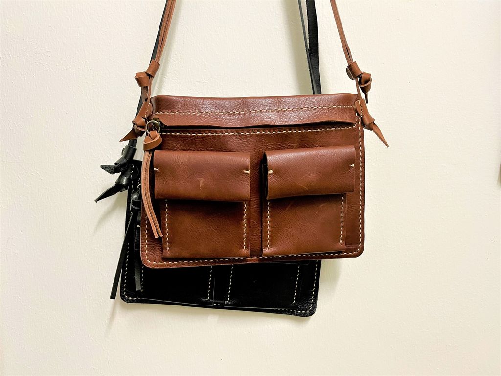 Minimalist Leather Small Satchel