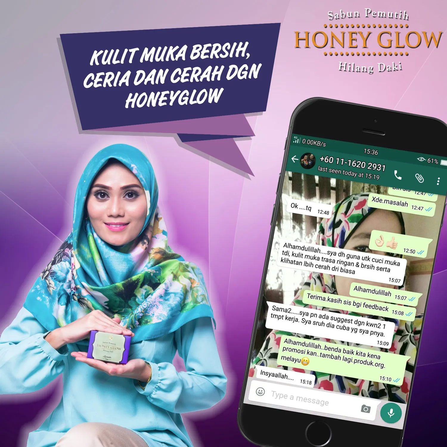 momentumniagatc - Honey glow memang berkesan