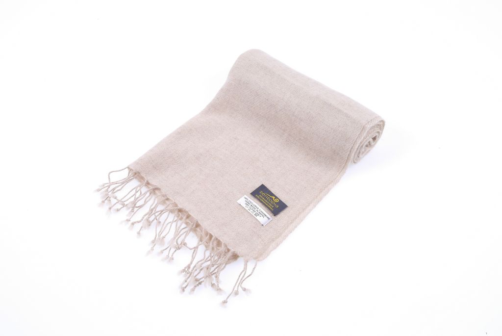 zentopia經典100%喀什米爾圍巾原色窄版BQCASF1231-1