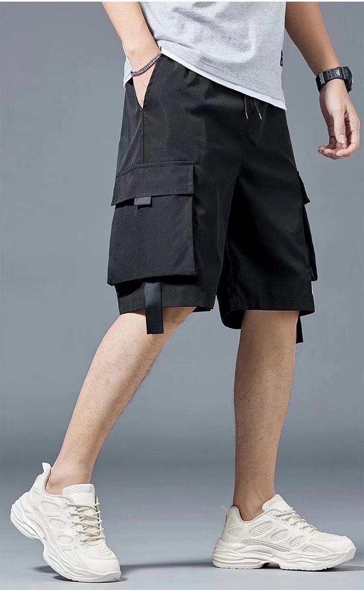 Casual Shorts Men Boy Pocket Trendy Fashion Bottom Pants