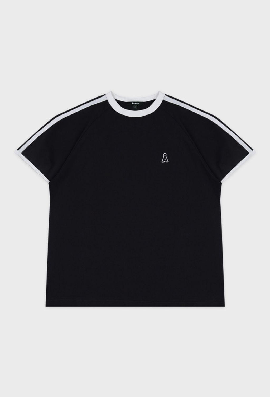 ALAND-A-WAPPEN-ATHLETIC-HALF-SLEEVE-Black-1
