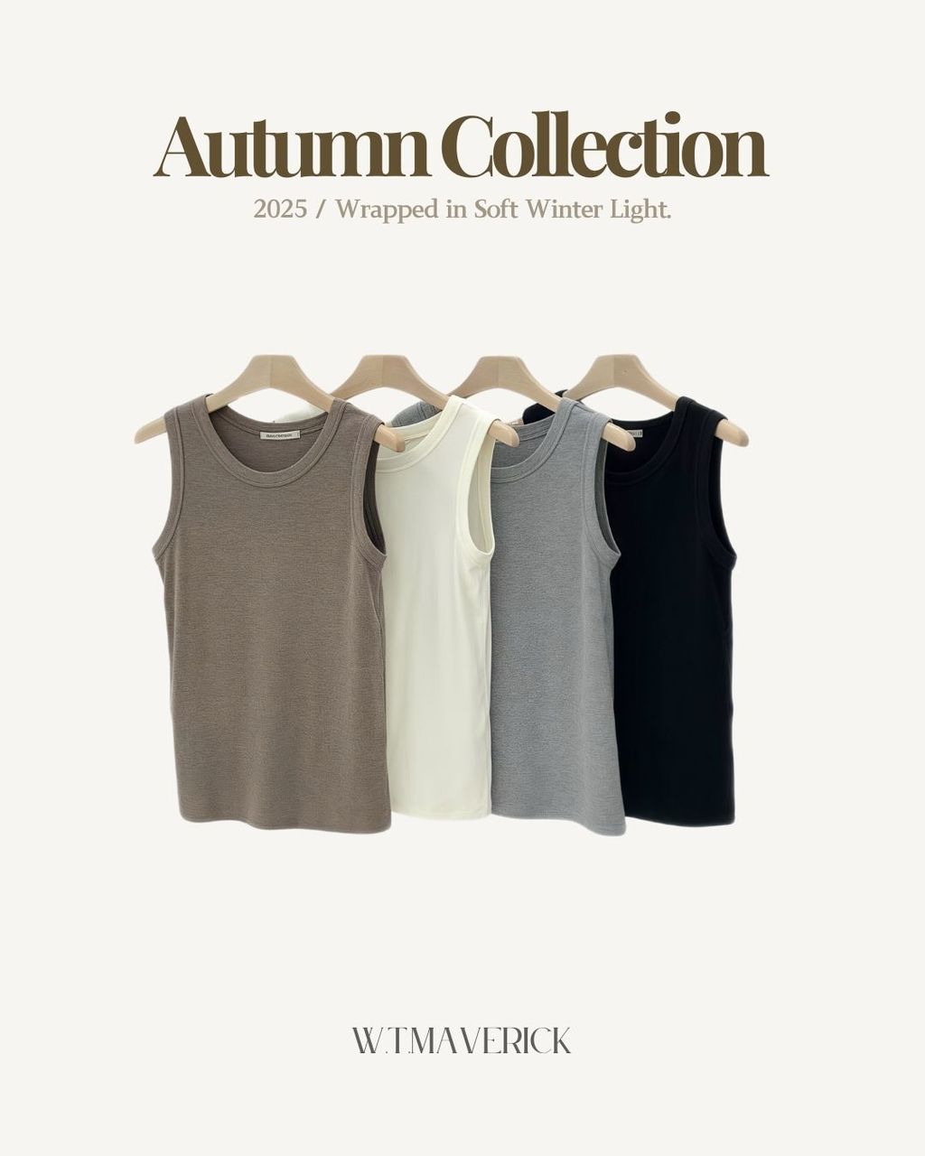 安格拉混紡基本背心