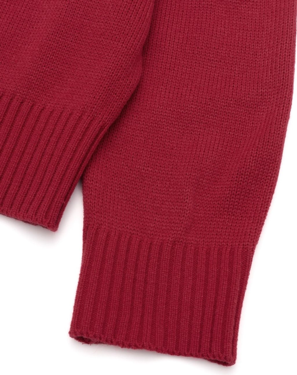 AMES BASIC SMALL LOGO KNIT RED