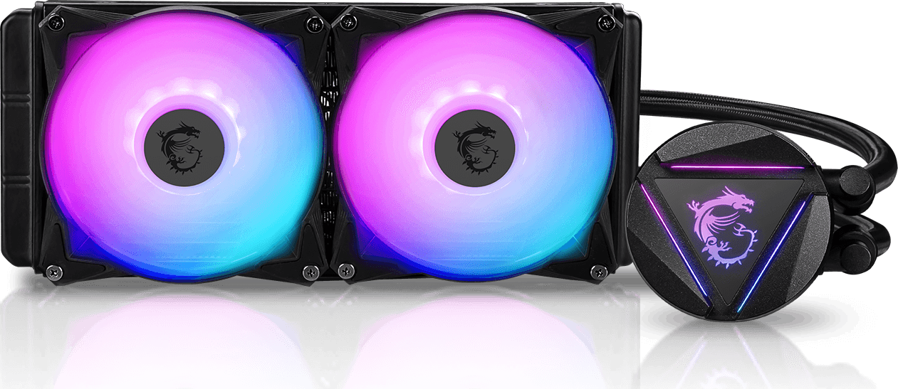 msi liquid core 360 fan slience