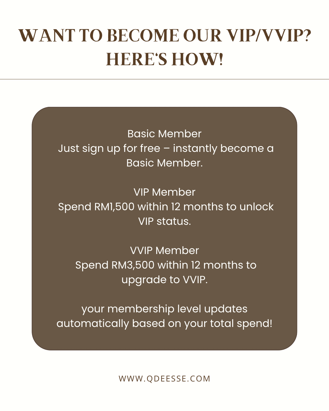 Qdeesse membership - 5