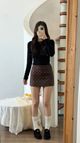 Dark Brown 深咖波点