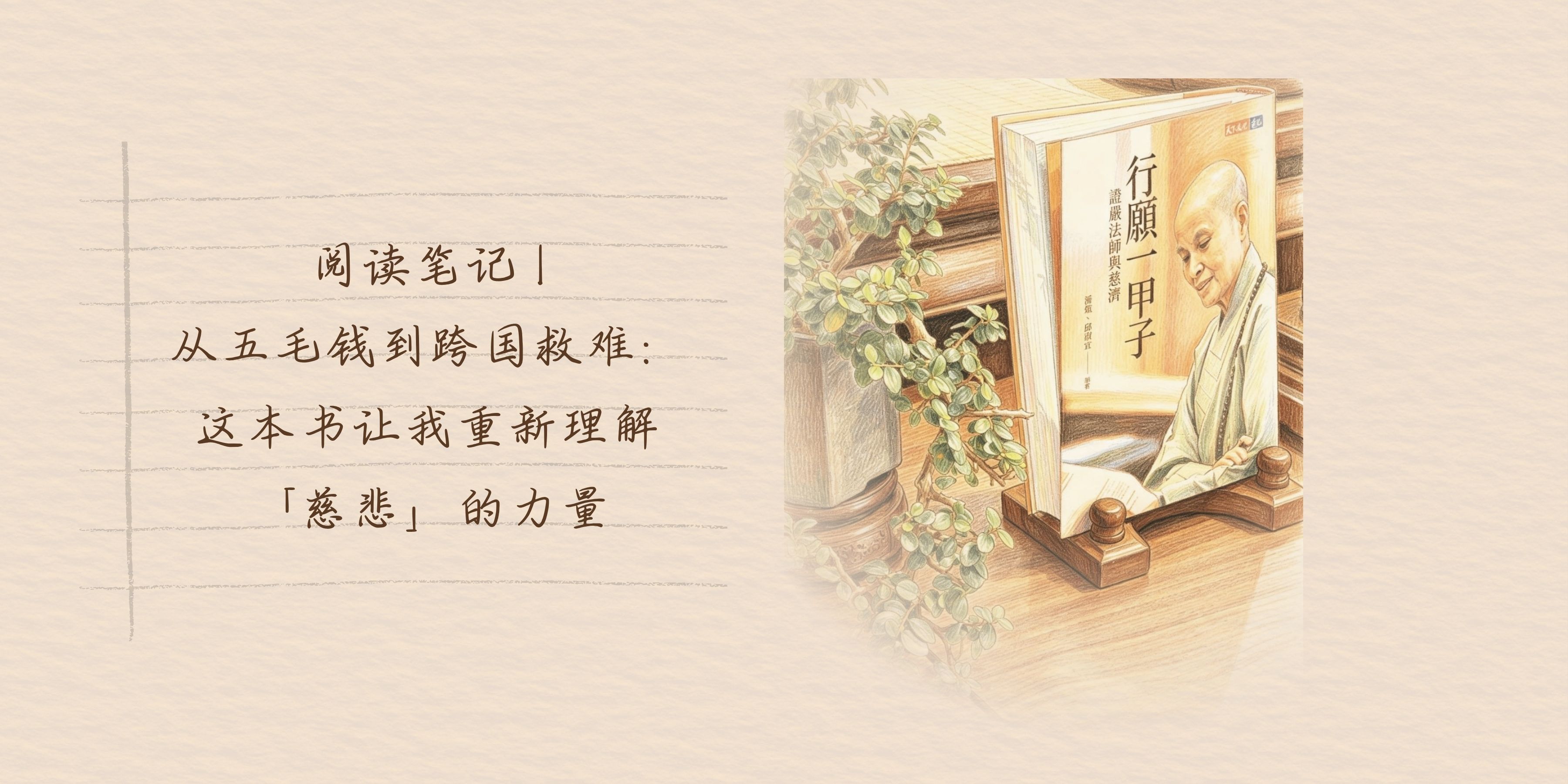 从五毛钱到跨国救难 | 这本书让我重新理解「慈悲」的力量