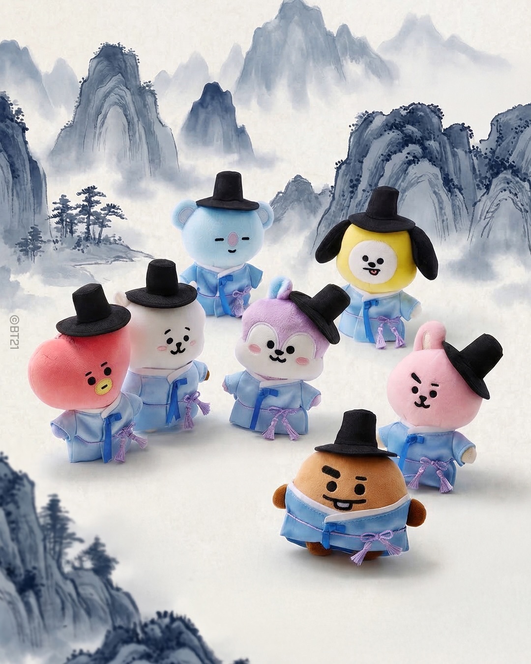 From yonder green hills, gat hats and robes to the wind...Behold, the seven scholars shall arriv